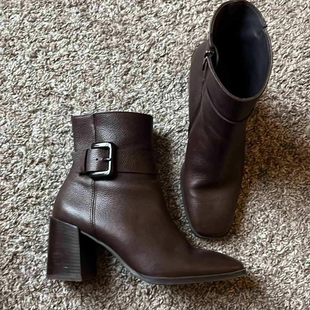 Paul Green Nirvana Leather Bootie Brown US 9.5 UK 7